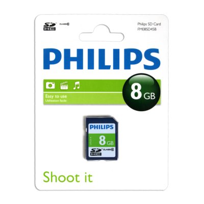 Philips Phsd810 Secure Digital Sdhc 8gb Clase 10